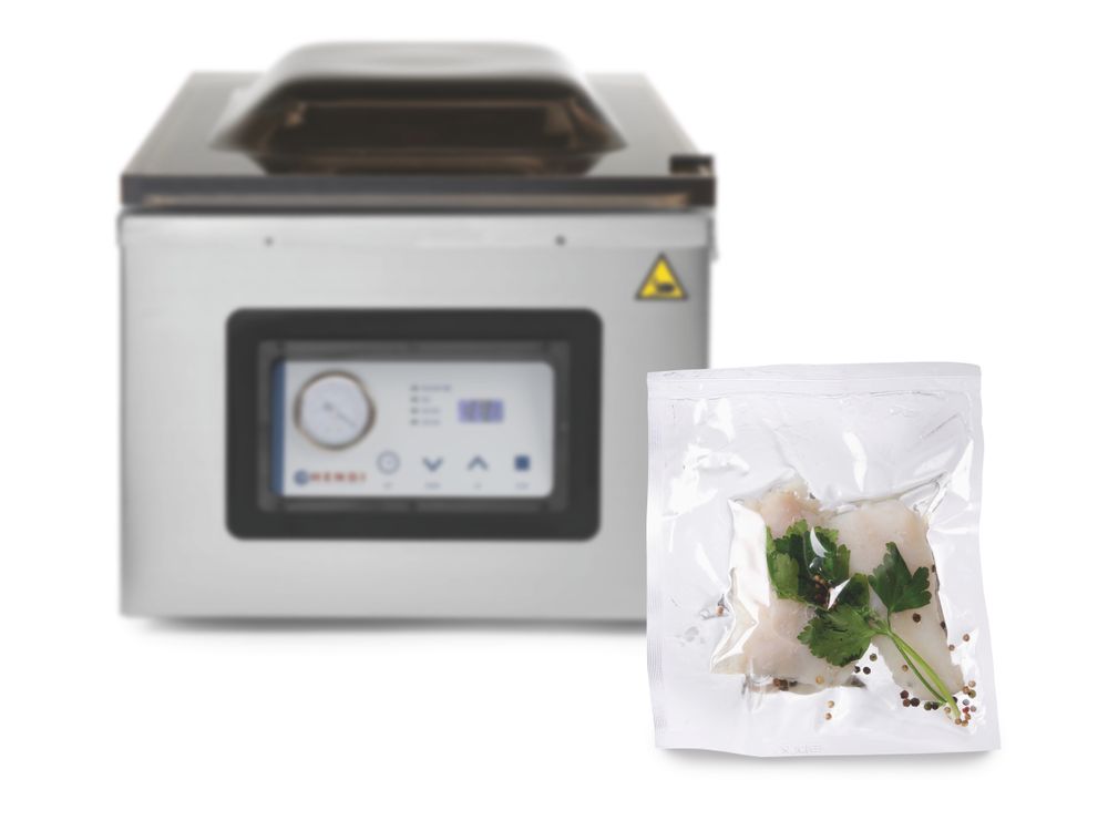 Sous-Vide kokeposer for vakuumpakkemaskiner., 100 stk., 250x150mm