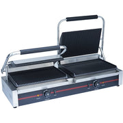 PRESSGRILL - TOASTER - PANINI GRILL - PITABRØD VARMER XXL-DOBBEL - Adexa PG2MA