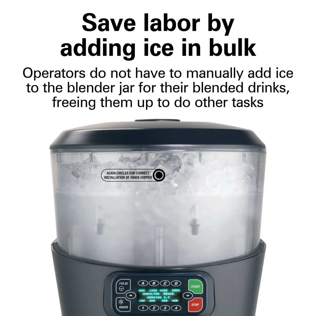 Hamilton Beach Revolution isshaver/blender HBS1400R-CE