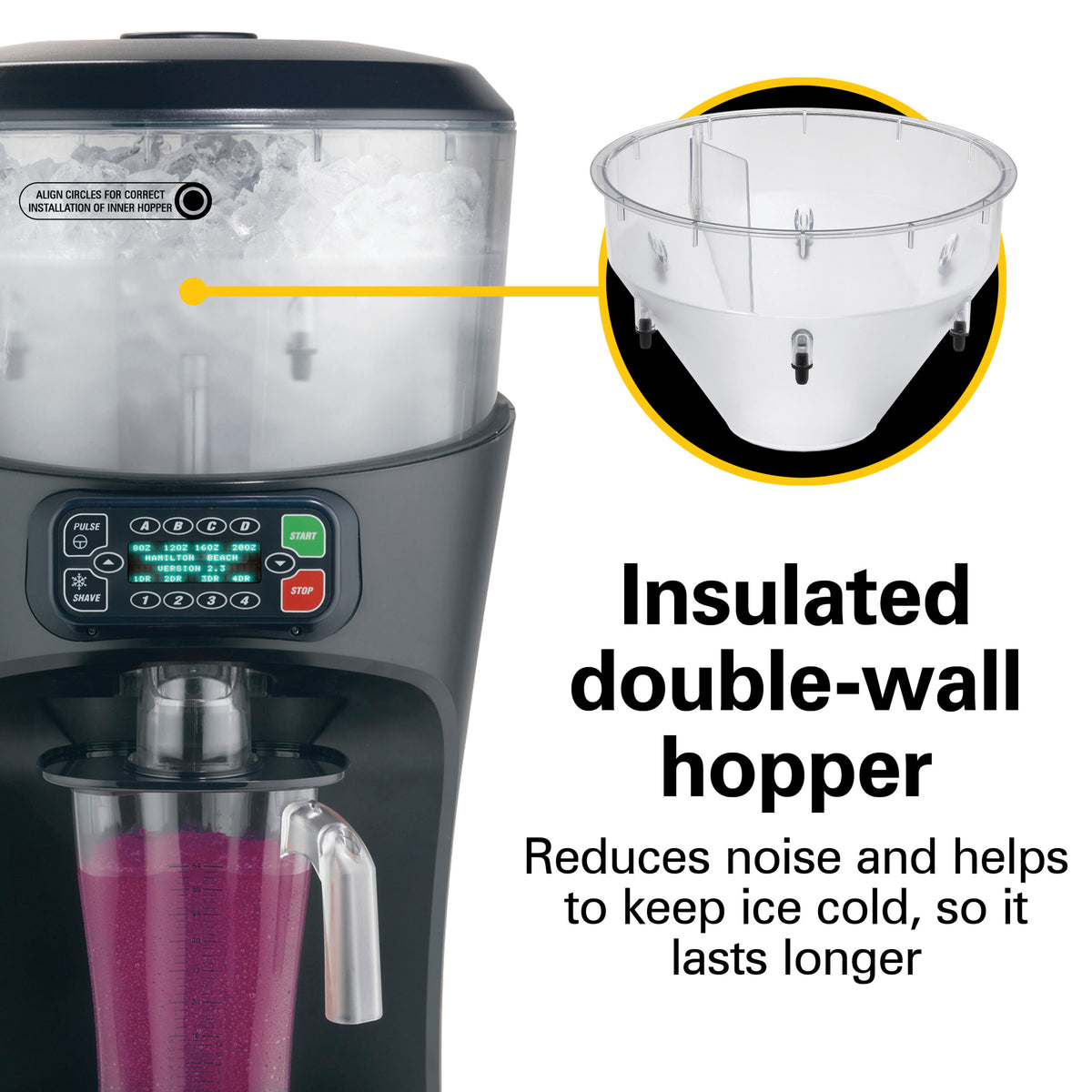 Hamilton Beach Revolution isshaver/blender HBS1400R-CE
