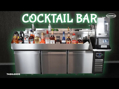Kjølebenk med cocktailstasjon, 3 dører, 1600x760x1000 mm – bilde 14