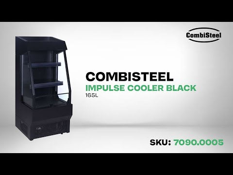 Impulskjøler 165L, sort, 660x710x1470 mm – bilde 16