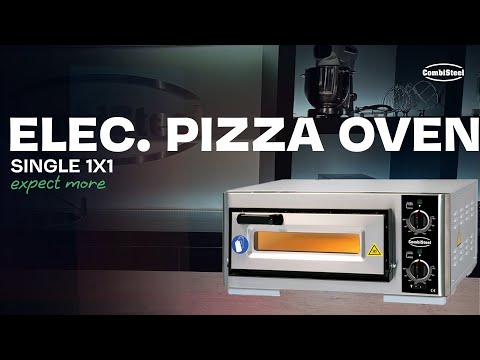 Elektrisk pizzaovn enkel, 1 pizza, 630x600x290 mm – bilde 6