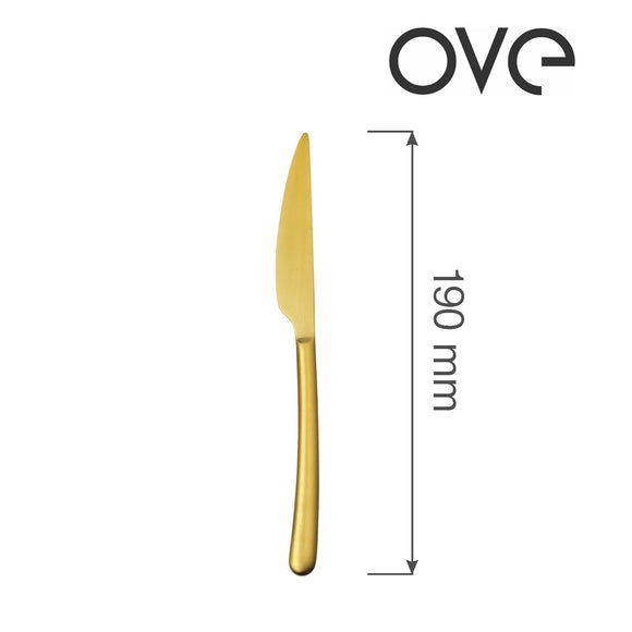Amarone Gold dessertkniv, OVE, 190 mm, Min. kjøp: 12 - for Storkjøkken - XL - Storkjøkken