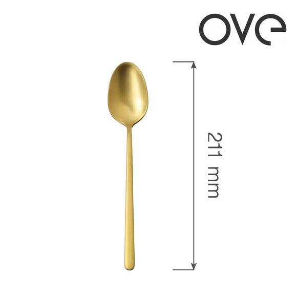 Amarone Gold spiseskje, OVE, 211 mm, Min. kjøp: 12 - for Storkjøkken - XL - Storkjøkken