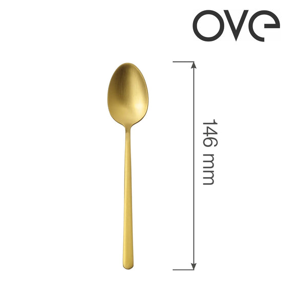 Amarone Gold teskje, OVE, 146 mm, Min. kjøp: 12 - for Storkjøkken - XL - Storkjøkken