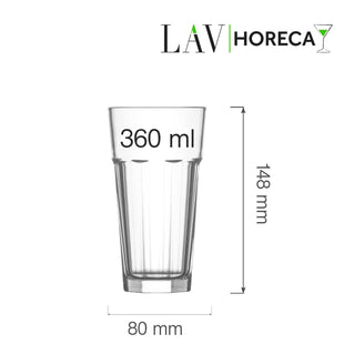 Amsterdam longdrinkglass 360 ml, LAV, Min. kjøp: 12 - for Storkjøkken - XL - Storkjøkken