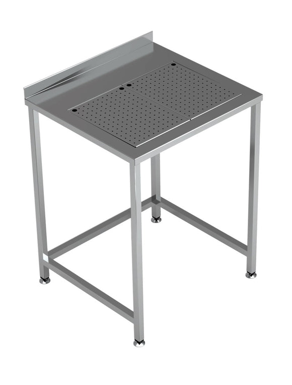 Arbeidsbar med integrert dryppebrett 700x650 - for Storkjøkken - XL - Storkjøkken