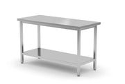 Arbeidsbord frittstående kraftig med hylle, 700 mm dyp, 1800x700x (h) 850mm - for Storkjøkken - XL - Storkjøkken