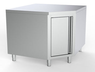 Arbeidsbord hjørne med dør 1000/1000 for 700mm bord - for Storkjøkken - XL - Storkjøkken