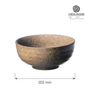 Asiatisk bolle med månen, 203 mm, Min. kjøp: 2 - for Storkjøkken - XL - Storkjøkken