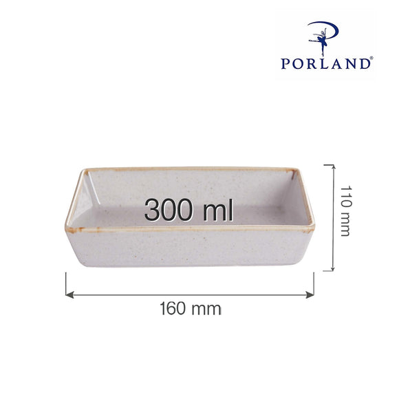 Askegrå skål, 160x110mm, Min. kjøp: 6 - for Storkjøkken - XL - Storkjøkken