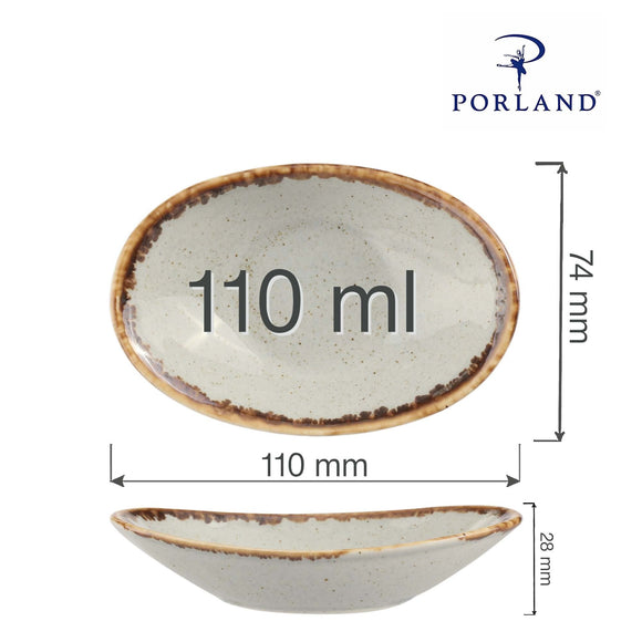 Askens oval miniskål, 110 mm, Min. kjøp: 6 - for Storkjøkken - XL - Storkjøkken