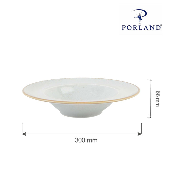 Askensfarget pastatallerken, 300 mm, Min. kjøp: 6 - for Storkjøkken - XL - Storkjøkken