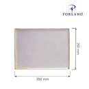 Askfarget rektangulært brett, 350x260 mm, Min. kjøp: 6 - for Storkjøkken - XL - Storkjøkken