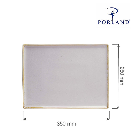 Askfarget rektangulært brett, 350x260 mm, Min. kjøp: 6 - for Storkjøkken - XL - Storkjøkken