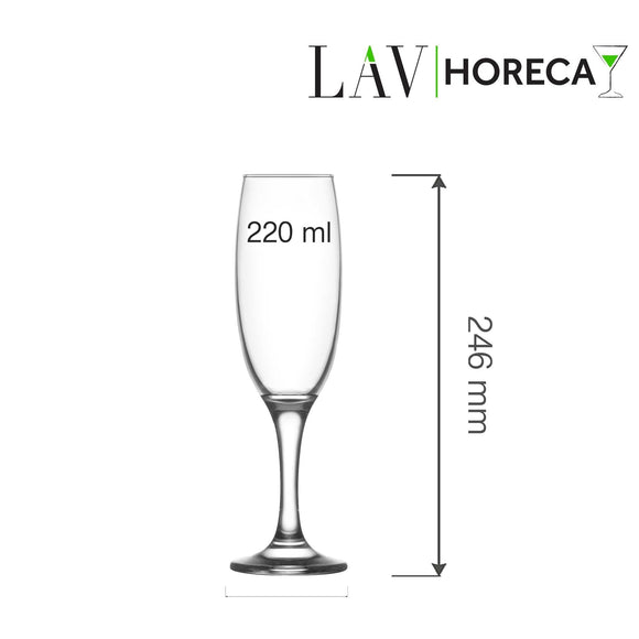 Aspen champagnefløyte 220 ml, LAV , Min. kjøp: 12 - for Storkjøkken - XL - Storkjøkken