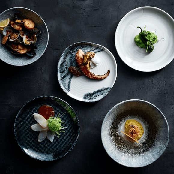 Astro Metallic Blå Coupé - skilt, 260 mm, Min. kjøp: 6 - for Storkjøkken - XL - Storkjøkken