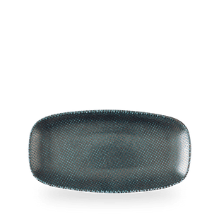 Astro Metallic Blå Rektangulær Tallerken, 300x150mm, Min. kjøp: 6 - for Storkjøkken - XL - Storkjøkken