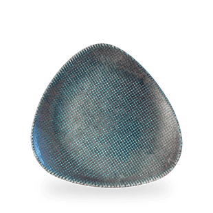 Astro metallisk blå trekantplate, 270 mm, Min. kjøp: 6 - for Storkjøkken - XL - Storkjøkken