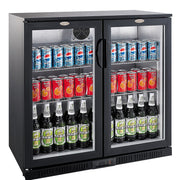 Backbar cooler sort 2 dører - for Storkjøkken - XL - Storkjøkken