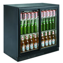 Backbar cooler sort 2 skyvdører - for Storkjøkken - XL - Storkjøkken