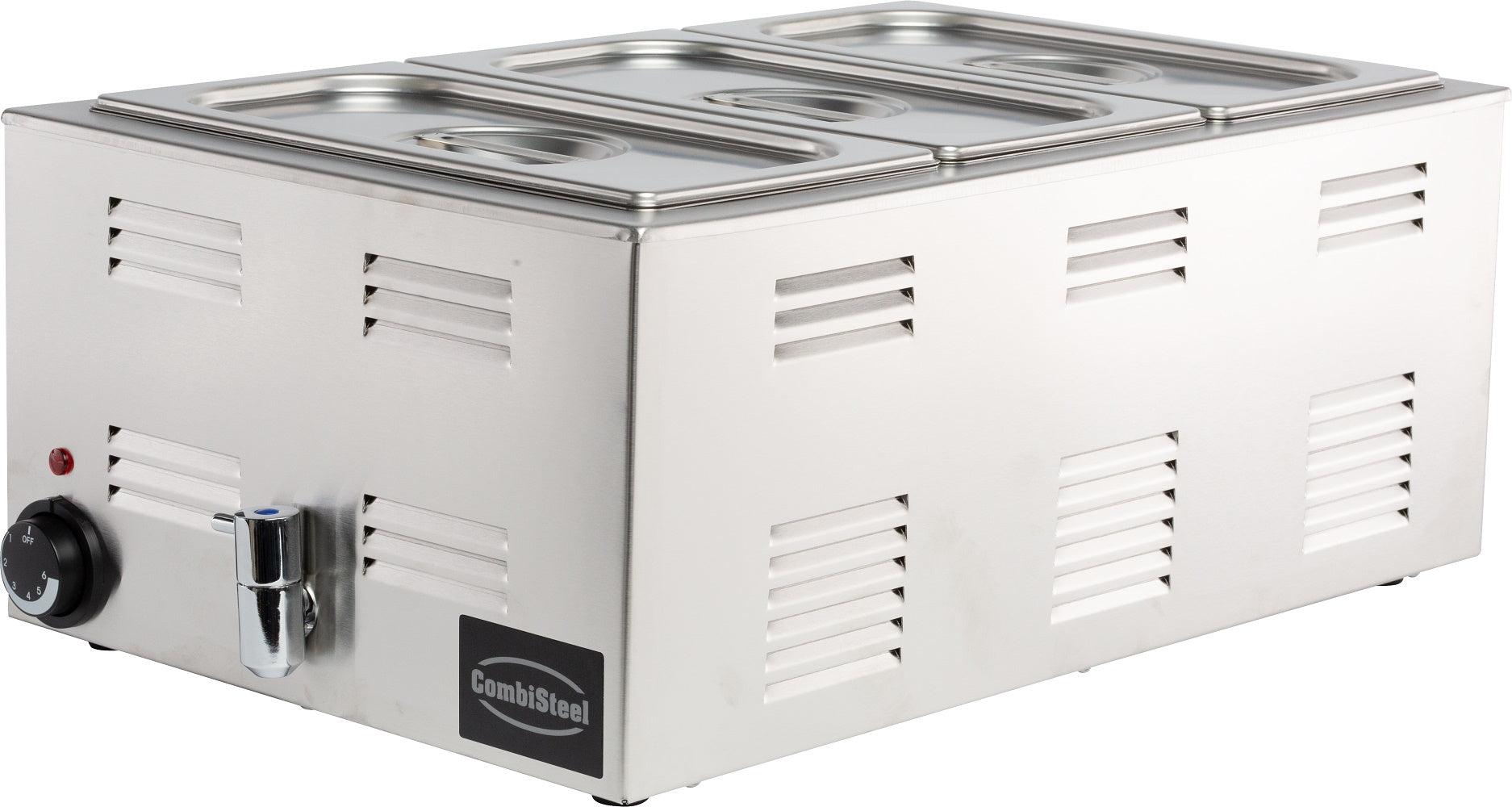 Bain - marie med kranne - for Storkjøkken - XL - Storkjøkken