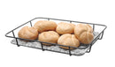 Bakerikurv med rustfritt stål, svart, 400x300x (h) 50mm - for Storkjøkken - XL - Storkjøkken