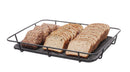 Bakerikurv med rustfritt stål, svart, 400x300x (h) 50mm - for Storkjøkken - XL - Storkjøkken