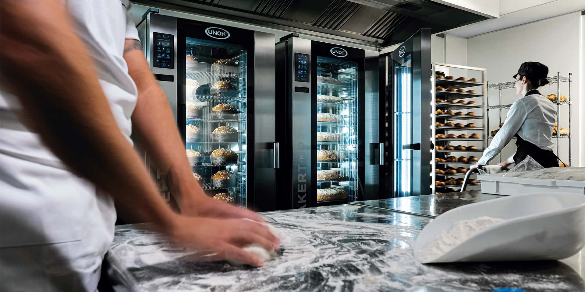 Bakertop Big Plus Tralleovn 16 600x400 med tralle, høyrehengslet - 230V3 - for Storkjøkken - XL - Storkjøkken