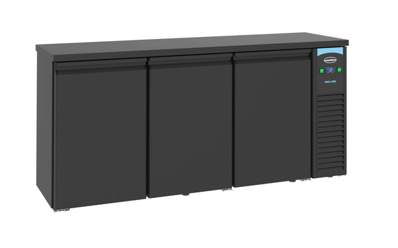 Barkøler sort 3 dører - for Storkjøkken - XL - Storkjøkken