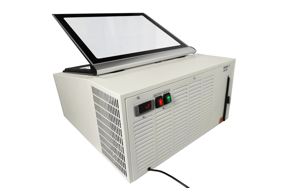 Benkeplate modell isskjerm hvitt åpner på kundeside - for Storkjøkken - XL - Storkjøkken