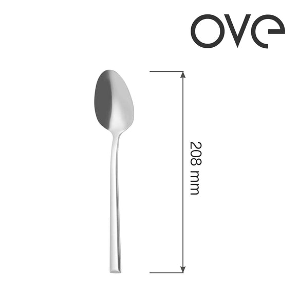Bergen spiseskje, OVE, 208 mm, sett med 12 stk. - for Storkjøkken - XL - Storkjøkken