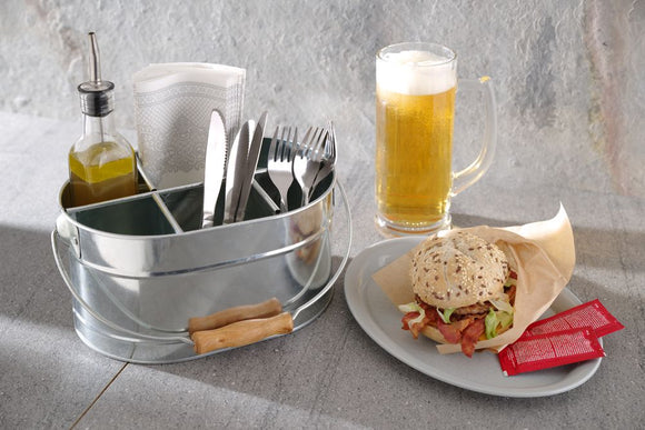 Bestikk og krydder holder for bord, 245x180x (H) 130mm - for Storkjøkken - XL - Storkjøkken