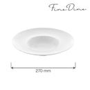 Bianco dyp tallerken med bred kant, 270 mm, Min. kjøp: 6 - for Storkjøkken - XL - Storkjøkken