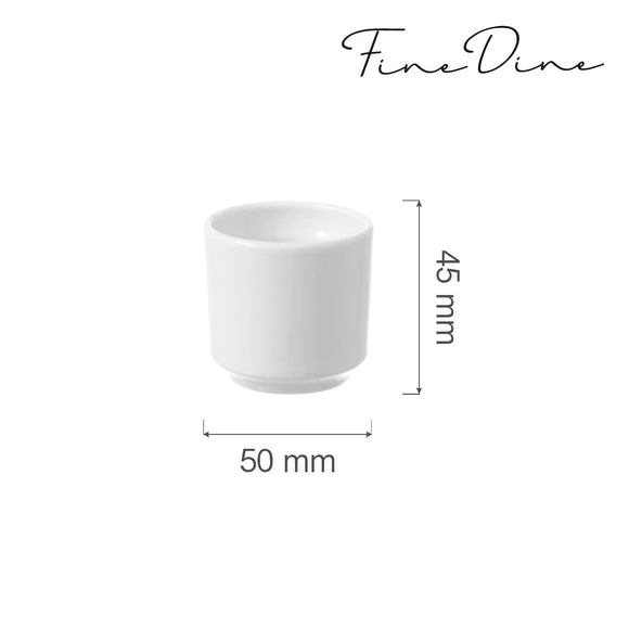 Bianco eggeglass, 50x(H)45mm, Min. kjøp: 6 - for Storkjøkken - XL - Storkjøkken