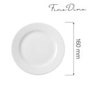 Bianco flat plate, 160 mm, Min. kjøp: 6 - for Storkjøkken - XL - Storkjøkken