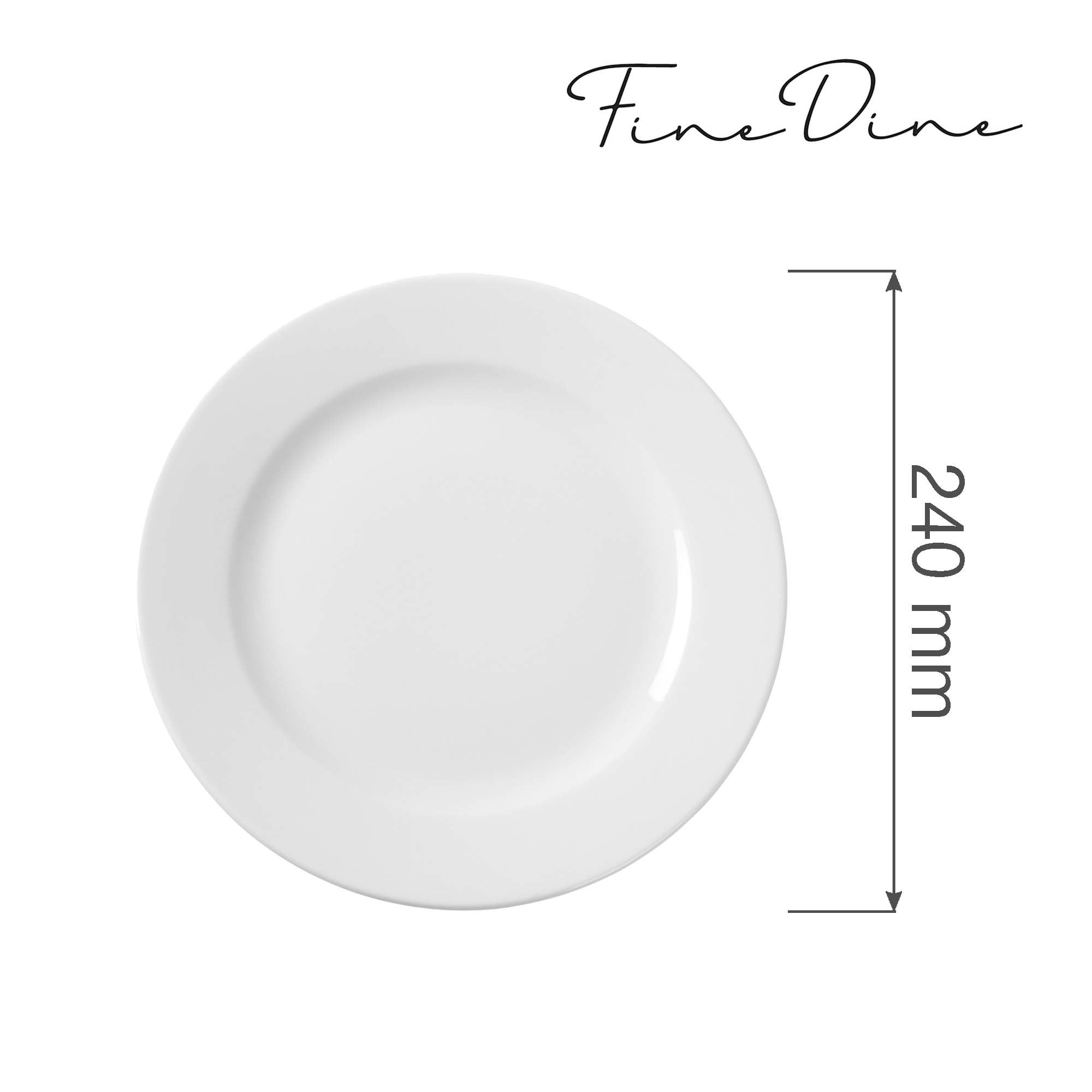 Bianco flat plate, 240 mm, Min. kjøp: 6 - for Storkjøkken - XL - Storkjøkken