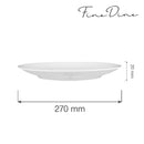 Bianco kantløs tallerken, 270 mm, Min. kjøp: 6 - for Storkjøkken - XL - Storkjøkken