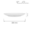 Bianco kantløs tallerken, 300 mm, Min. kjøp: 6 - for Storkjøkken - XL - Storkjøkken