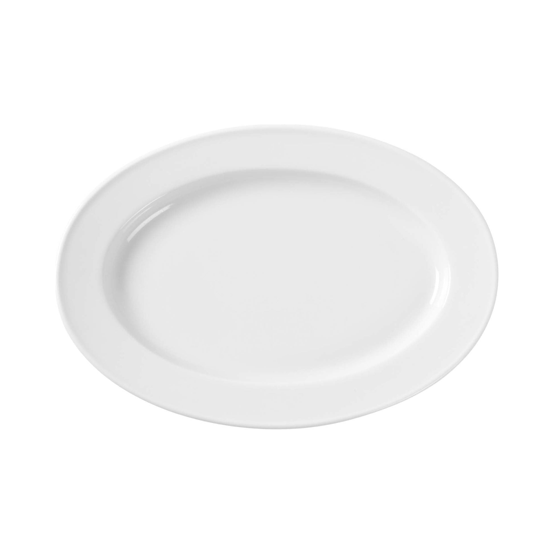 Bianco ovalt fat, 390x270mm, Min. kjøp: 6 - for Storkjøkken - XL - Storkjøkken