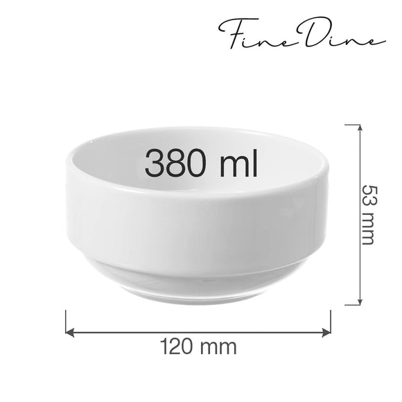 Bianco stabelbar bolle, 120 mm, Min. kjøp: 6 - for Storkjøkken - XL - Storkjøkken