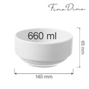 Bianco stabelbar bolle, 140 mm, Min. kjøp: 6 - for Storkjøkken - XL - Storkjøkken