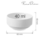 Bianco stabelbar bolle, 60 mm, Min. kjøp: 6 - for Storkjøkken - XL - Storkjøkken