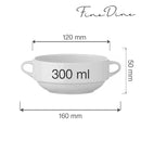 Bianco suppebolle, 380 ml, Min. kjøp: 6 - for Storkjøkken - XL - Storkjøkken