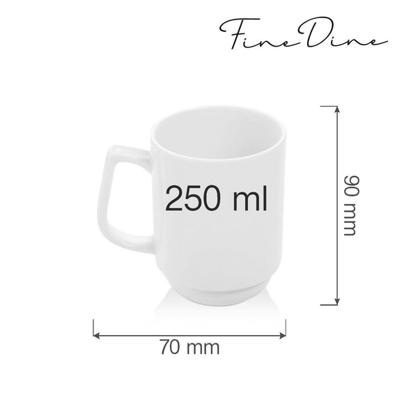 Biano stabelbart krus, 250 ml, Min. kjøp: 6 - for Storkjøkken - XL - Storkjøkken