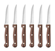 Biffkniv - 6 stk, Brun, 6 stk., (L)210mm - for Storkjøkken - XL - Storkjøkken