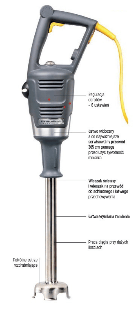 BigRig Immersion Blender, 820x216mm - for Storkjøkken - XL - Storkjøkken