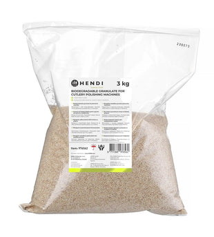 Biologisk nedbrytbart poleringsgranulat for bestikkpoleringsmaskiner, HENDI - for Storkjøkken - XL - Storkjøkken