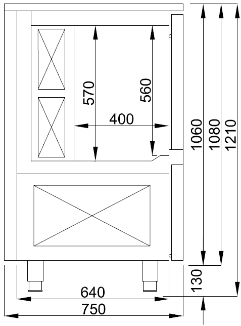 Blastchiller 7x 1/1gn - for Storkjøkken - XL - Storkjøkken